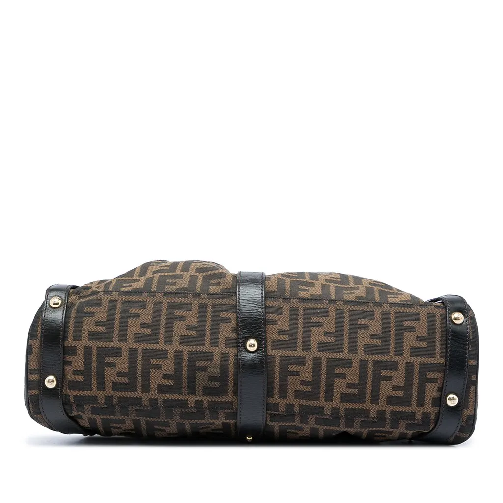 Fendi Medium Zucca Canvas Magic Handbag Brown Very good - Inside View