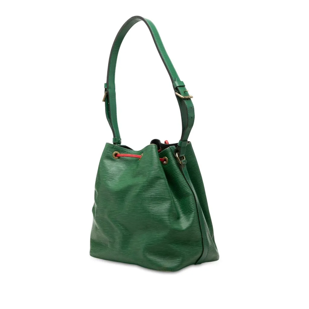 Louis Vuitton Epi Petit Bicolor Noe Green Leather Very good - Back View