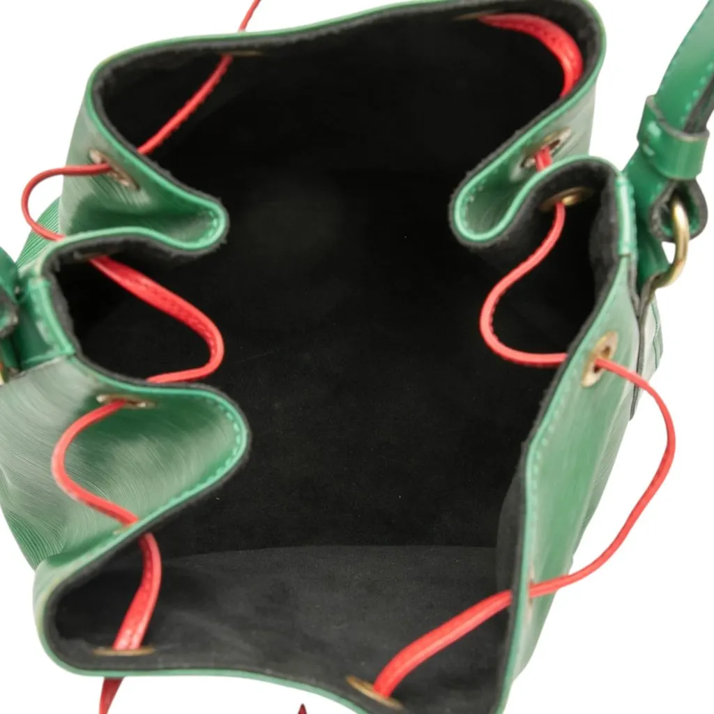 Louis Vuitton Epi Petit Bicolor Noe Green Leather Very good - Model View