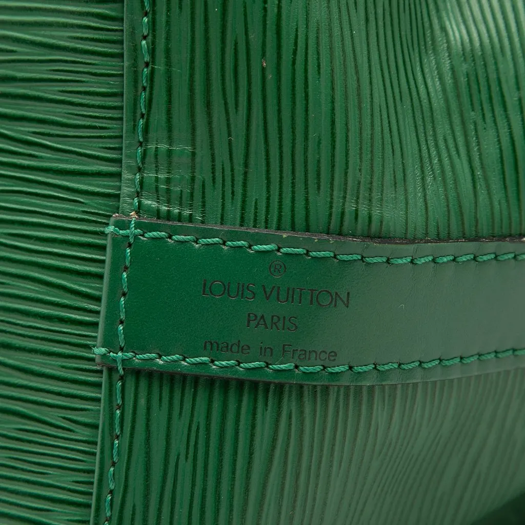 Louis Vuitton Epi Petit Bicolor Noe Green Leather Very good - Box View