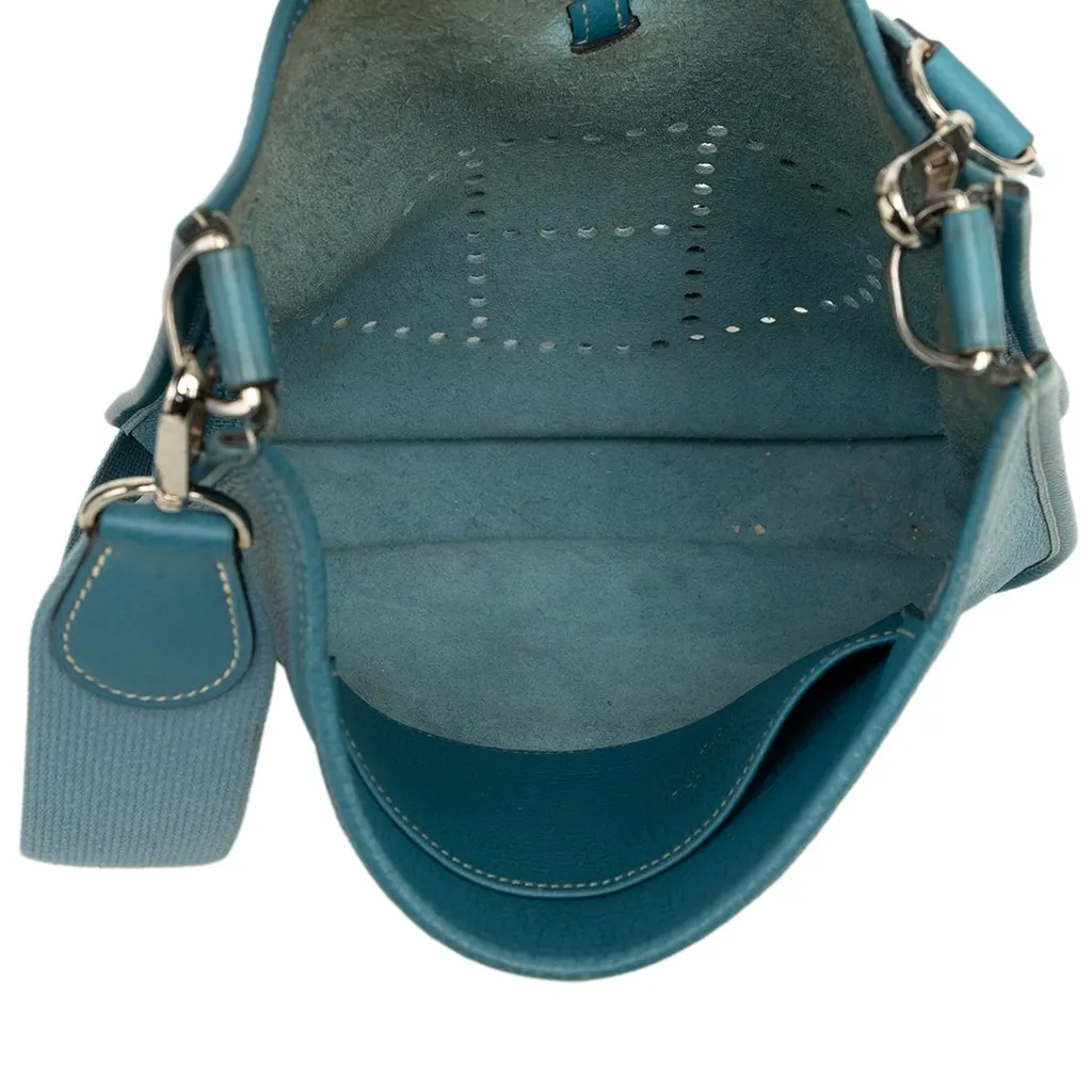 Hermès Clemence Evelyne I 29 Blue Leather Very good - Model View