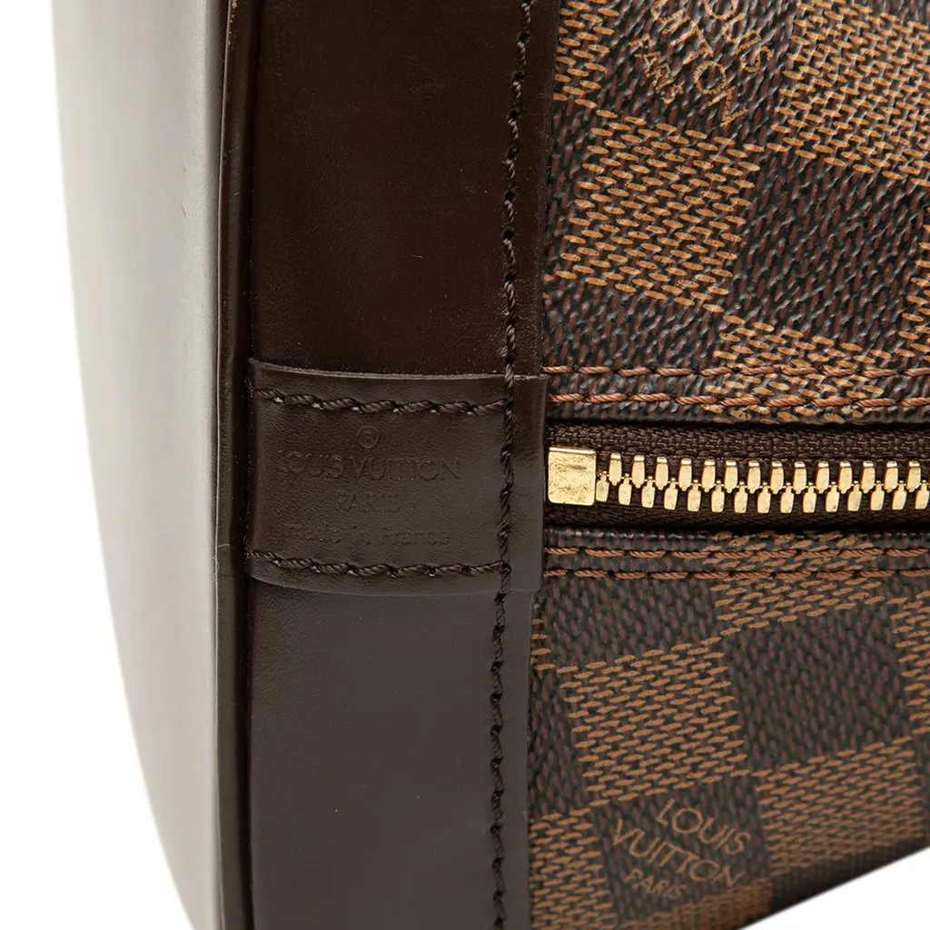 Louis Vuitton Damier Ebene Alma PM Brown Canvas Very good - Box View