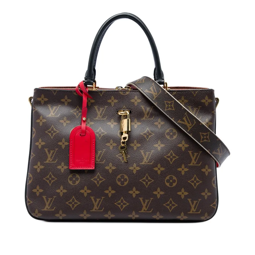 Louis Vuitton Monogram Millefeuille Brown Very good - Front View