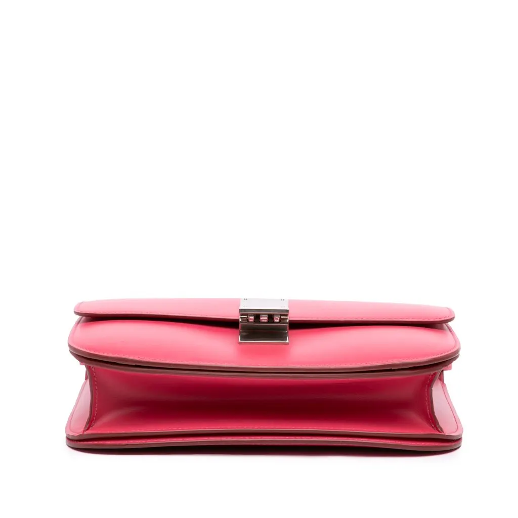 Celine Medium Calfskin Classic Box Pink Leather Very good - Inside View
