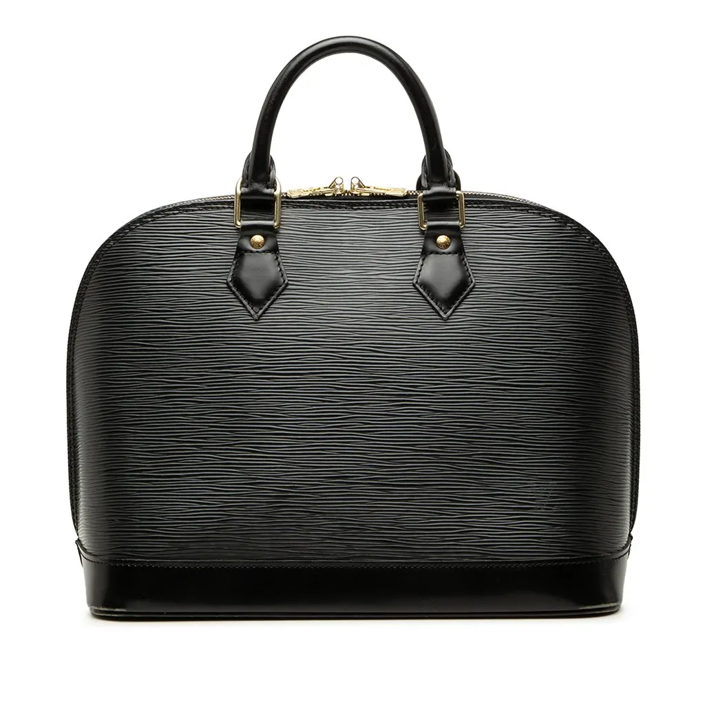 Louis Vuitton Epi Alma PM Black Leather Very good - Front View