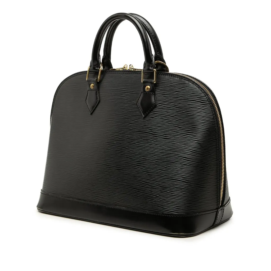Louis Vuitton Epi Alma PM Black Leather Very good - Back View