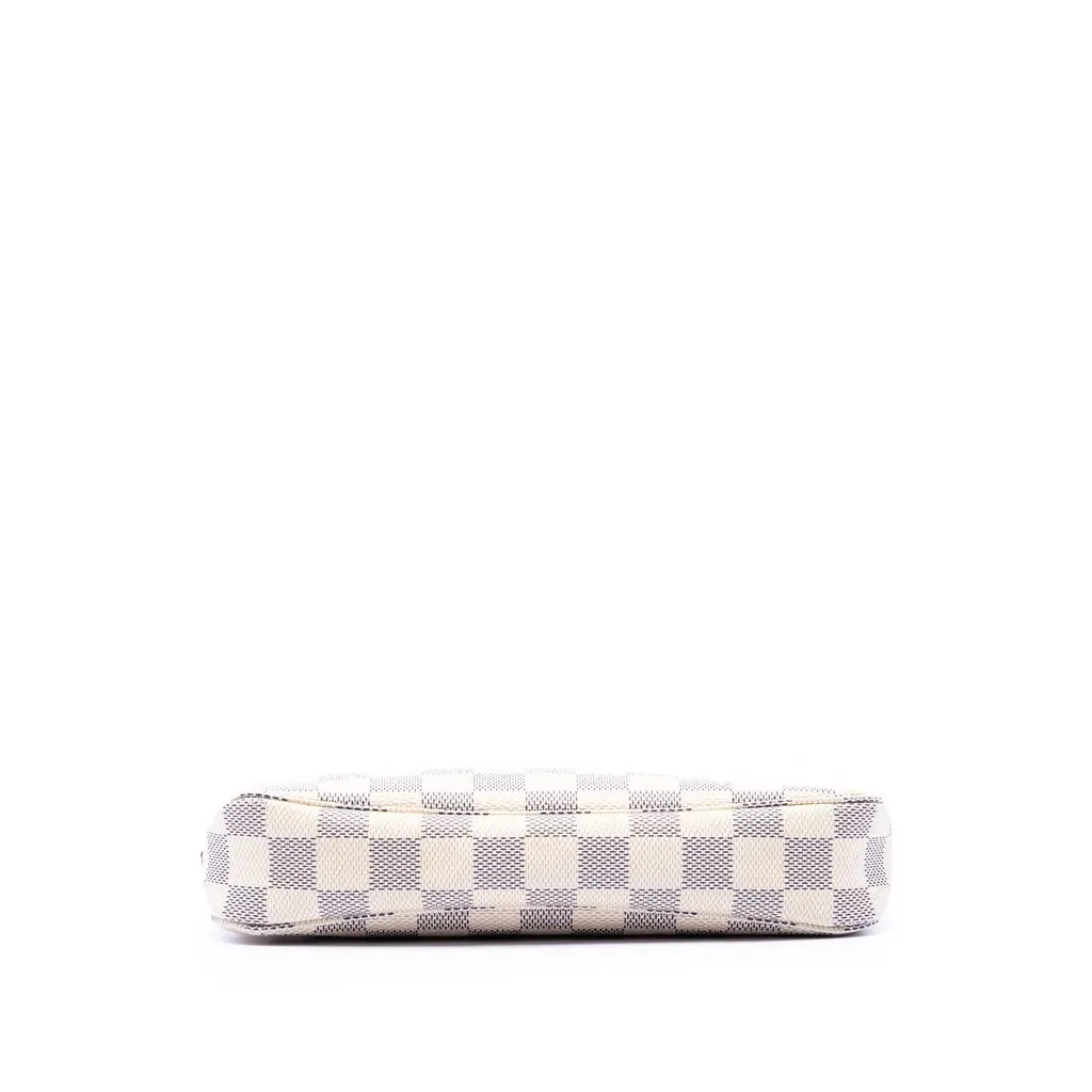 Louis Vuitton Damier Azur Pochette Accessoires White Very good - Inside View