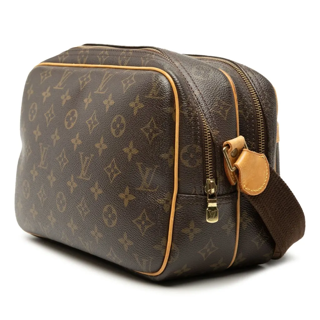 Louis Vuitton Monogram Reporter PM Brown Very good - Back View