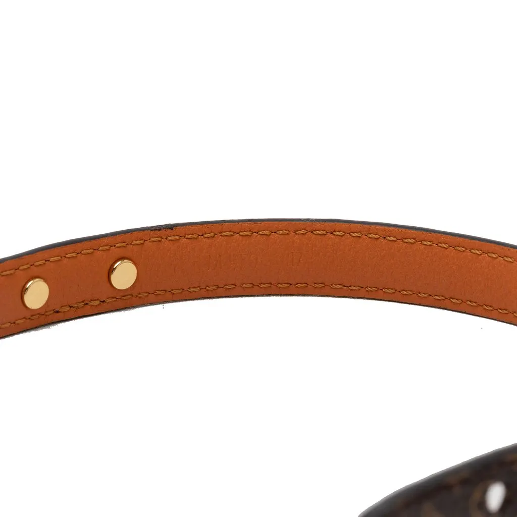Louis Vuitton Monogram Logomania Bracelet 17 Brown Very good - Box View