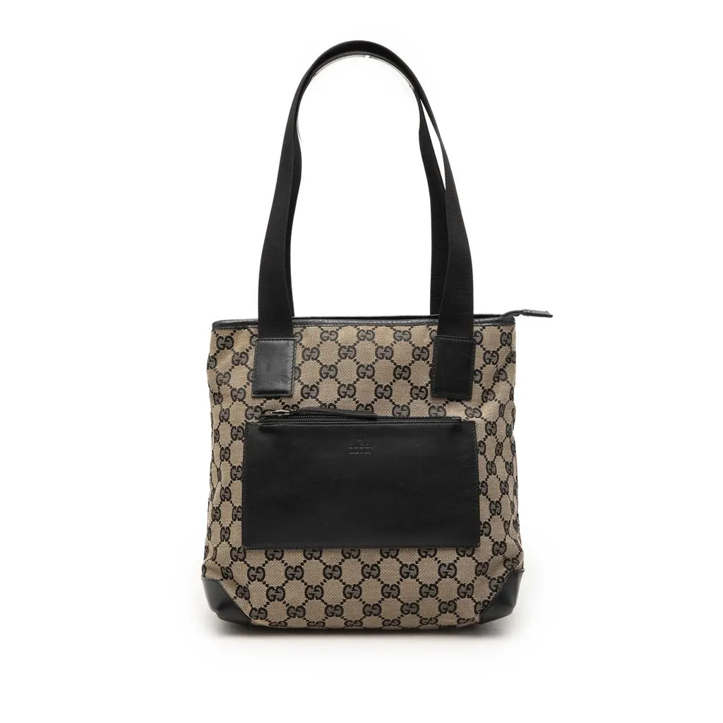 Gucci GG Canvas Tote Beige Very good - Front View