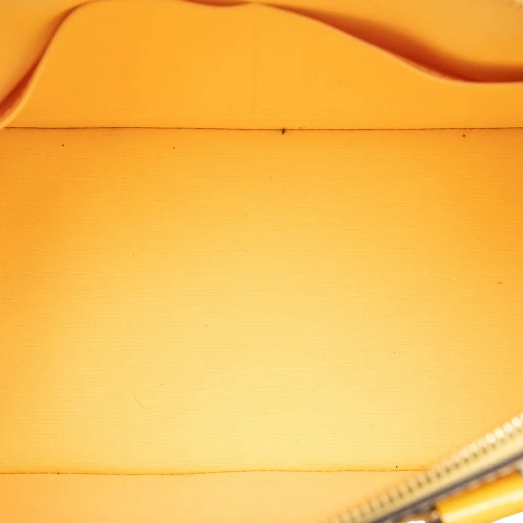 Louis Vuitton Monogram Vernis Alma PM Yellow Leather Very good - Model View