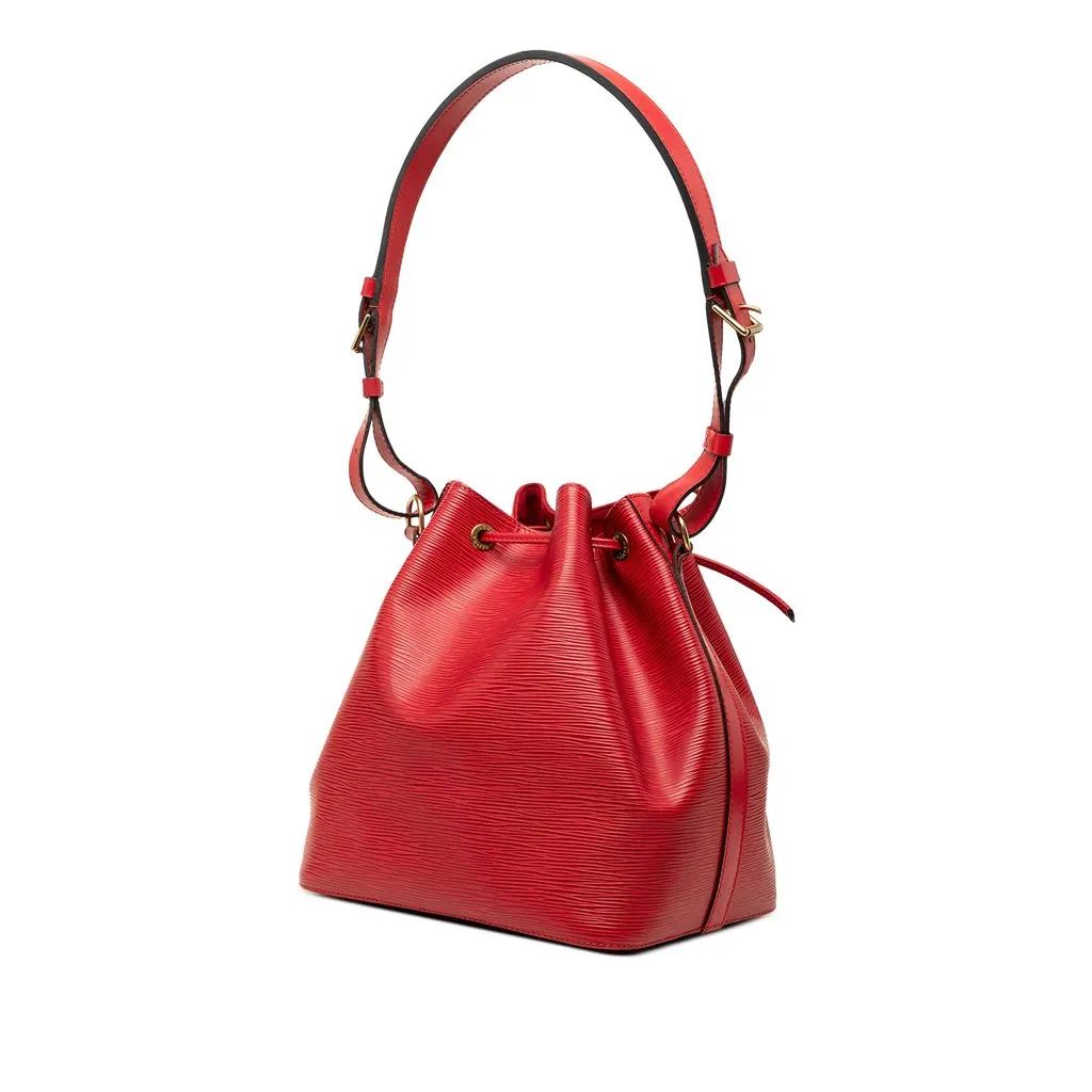 Louis Vuitton Epi Petit Noe Red Leather Good - Back View