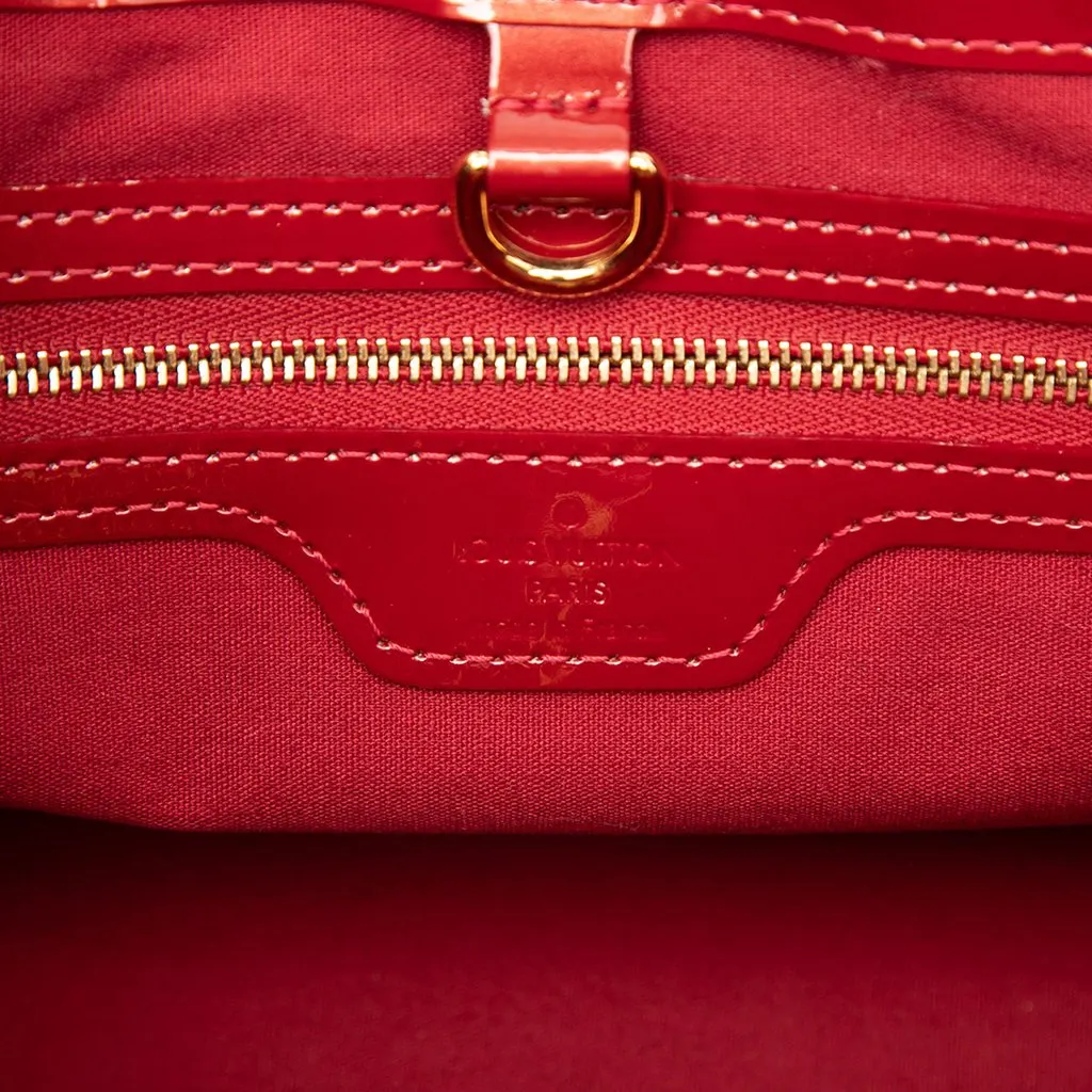 Louis Vuitton Monogram Vernis Wilshire PM Red Leather Very good - Box View