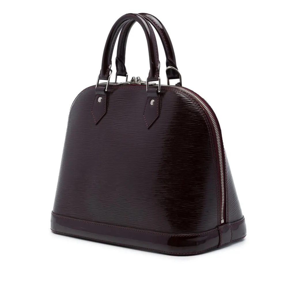 Louis Vuitton Electric Epi Alma PM Purple Leather Good - Back View