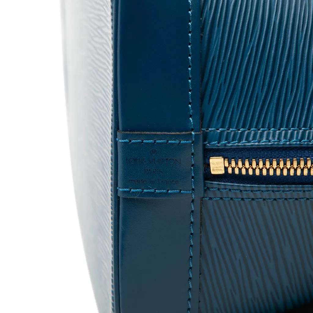 Louis Vuitton Epi Alma PM Blue Leather Very good - Box View