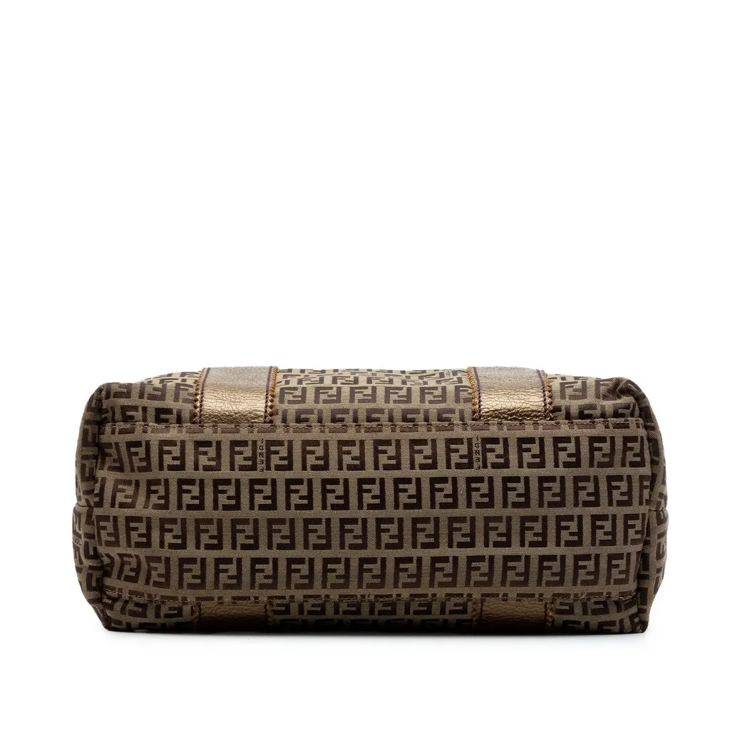 Fendi Zucchino Canvas Tote Beige Very good - Inside View