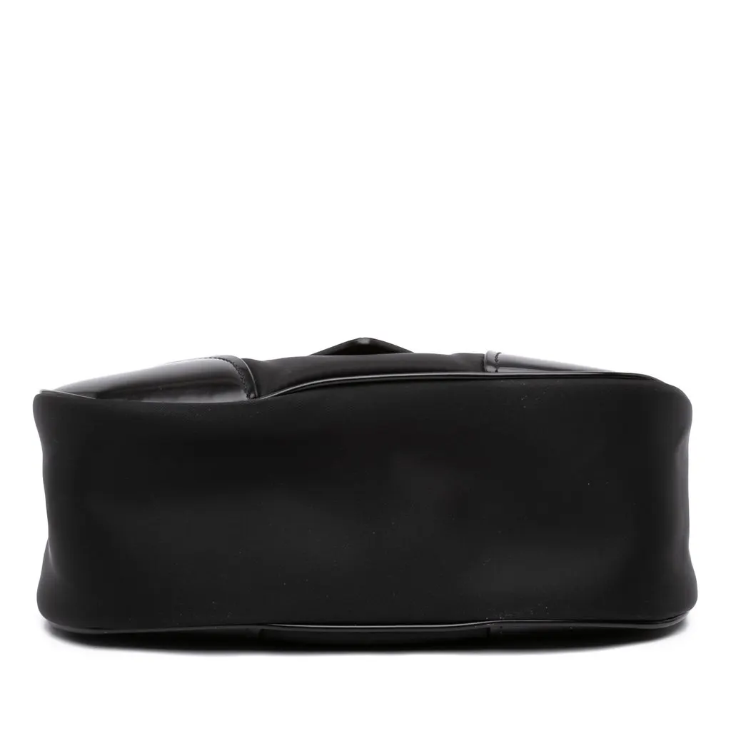 Prada Re Nylon and Shiny Calfskin Re Edition 2002 Moon Satchel Black Very good - Inside View