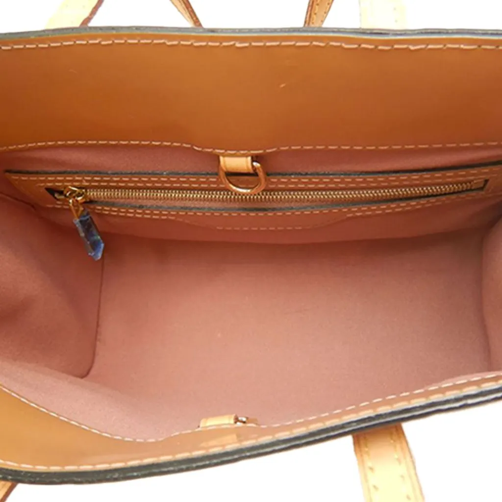 Louis Vuitton Monogram Vernis Catalina BB Brown Leather Very good - Model View