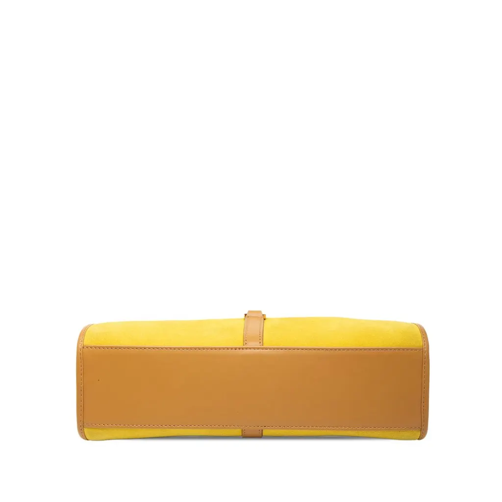 Gucci Suede Jackie Bardot Handbag Yellow Leather Very good - Inside View