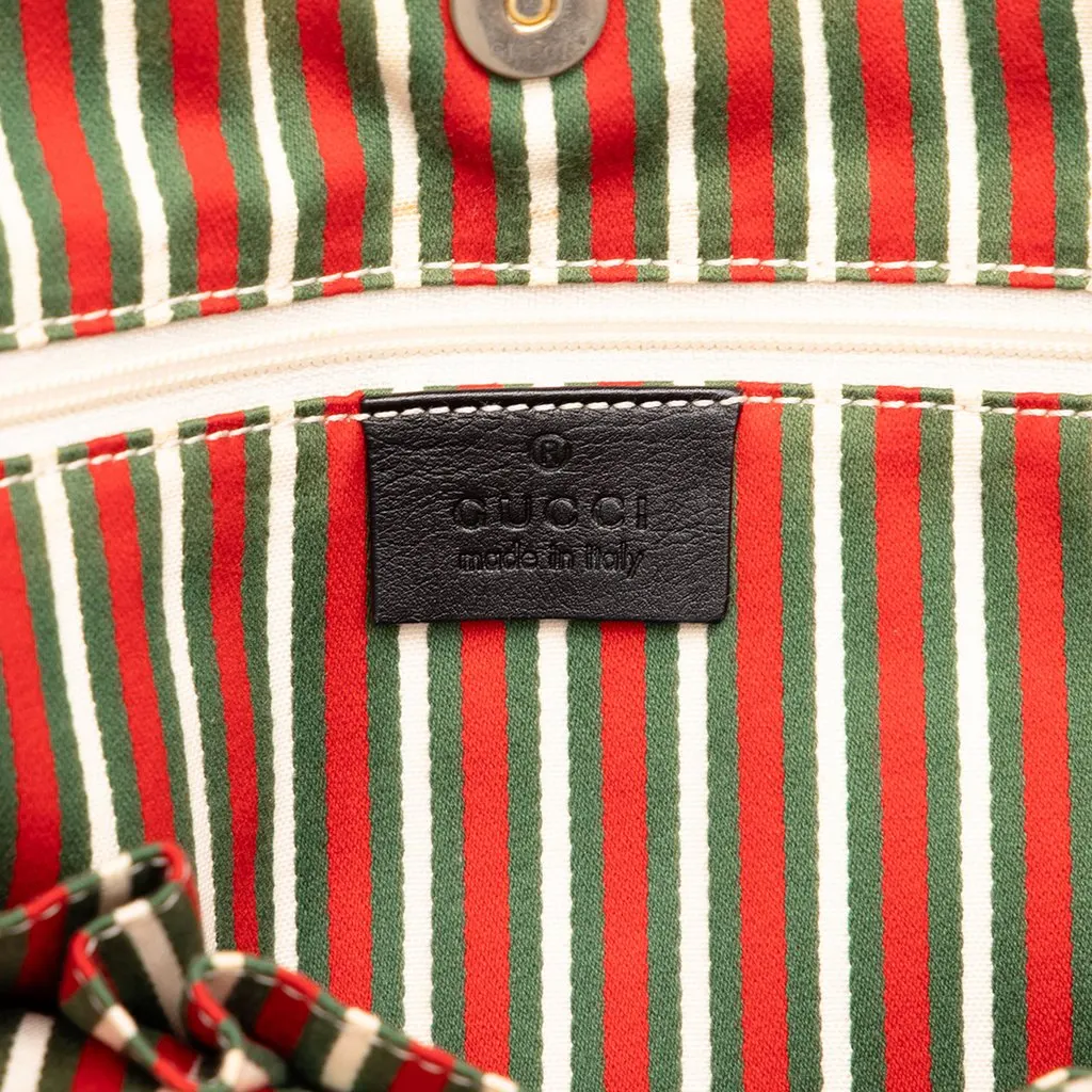 Gucci GG Canvas New Britt Tote Black Canvas Good - Box View