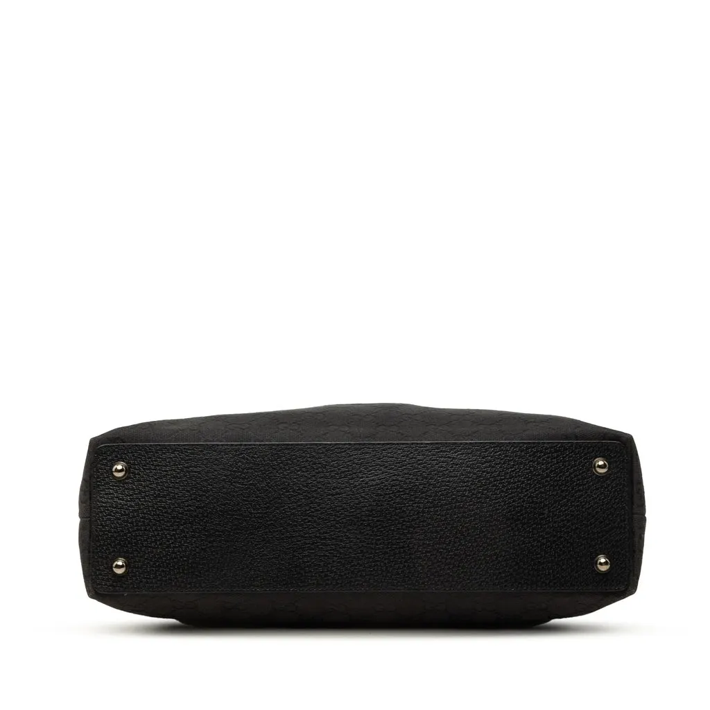 Gucci Medium GG Canvas Eclipse Tote Black Canvas Very good - Inside View