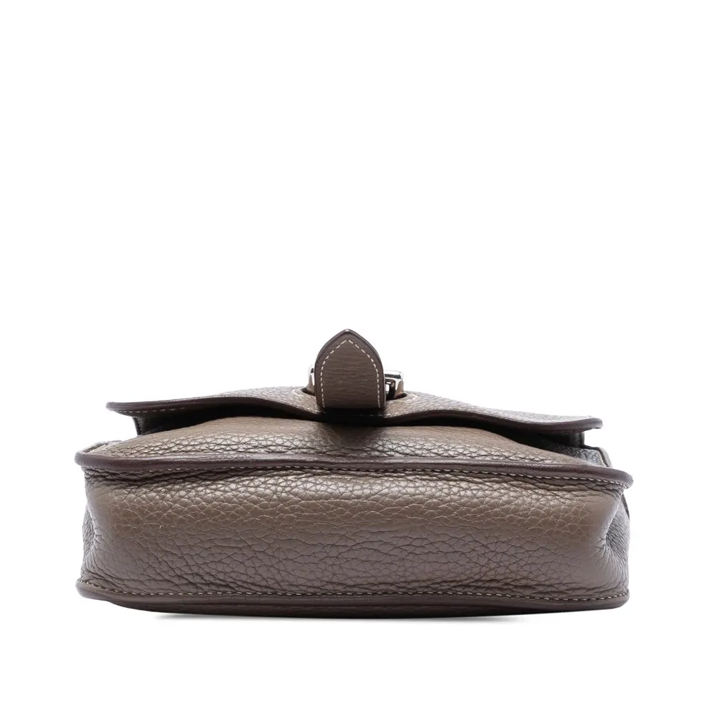 Hermès Clemence Steve Pochette Brown Leather Very good - Inside View