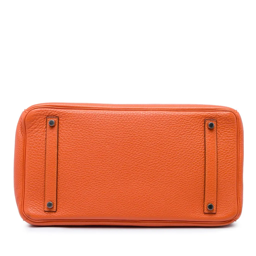 Hermès Togo Birkin Retourne 35 Orange Leather Very good - Inside View