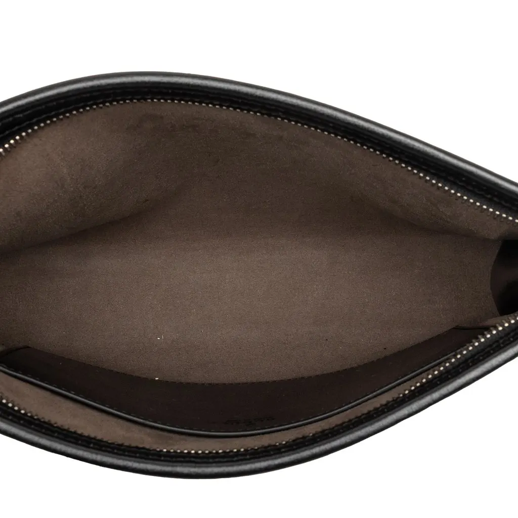 Gucci GG Supreme Retro Interlocking G Clutch Black Very good - Model View