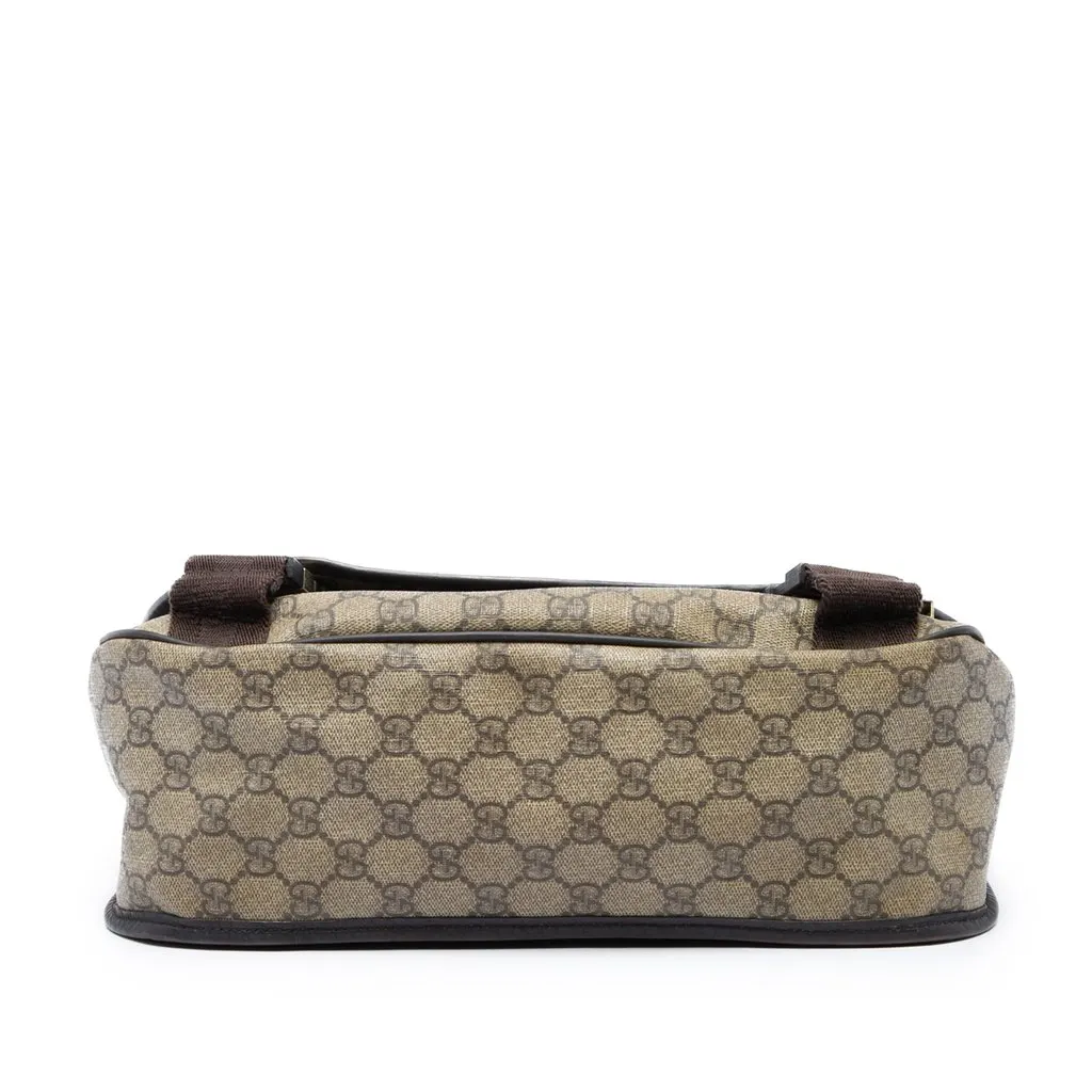 Gucci GG Supreme Crossbody Beige Canvas Good - Inside View