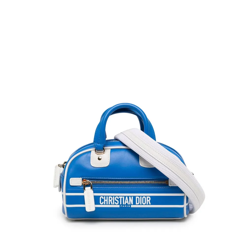 Dior Micro Leather Dior Vibe Zip Bowling Bag