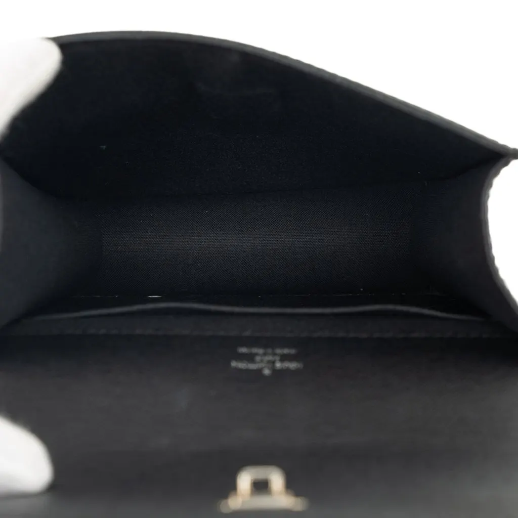 Louis Vuitton Taiga Pochette Kurgan Black Leather Very good - Model View