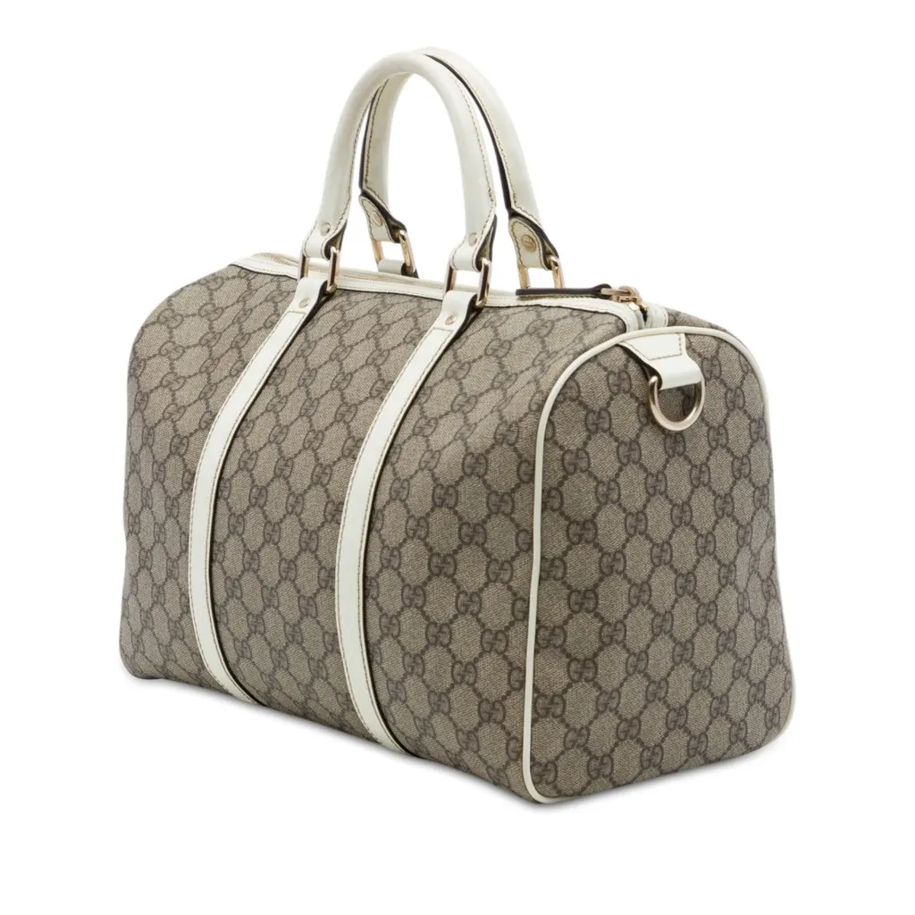 Gucci Medium GG Supreme Joy Boston Bag Beige Canvas Very good - Back View