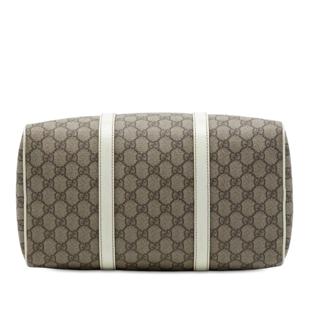 Gucci Medium GG Supreme Joy Boston Bag Beige Canvas Very good - Inside View