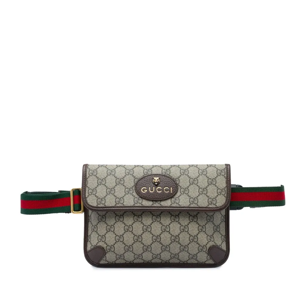Gucci GG سوبريم ويب Neo فينتاج حزام حقيبة