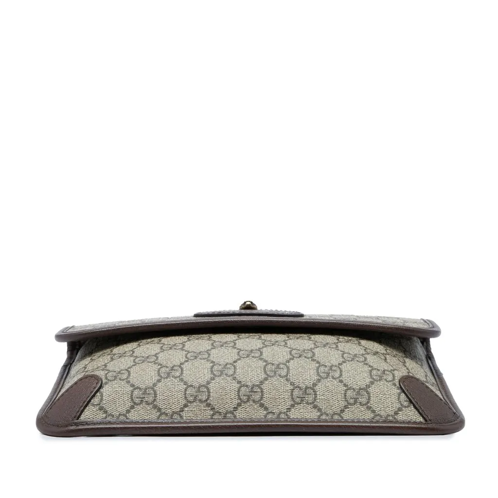 Gucci GG Supreme Web Neo Vintage Belt Bag Beige Canvas Good - Inside View
