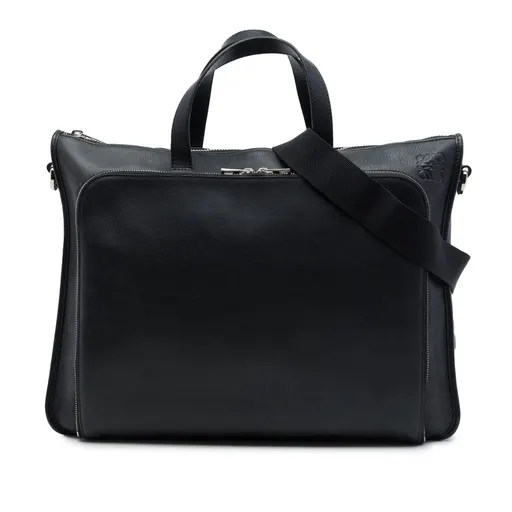 LOEWE Leather Anagram Briefcase