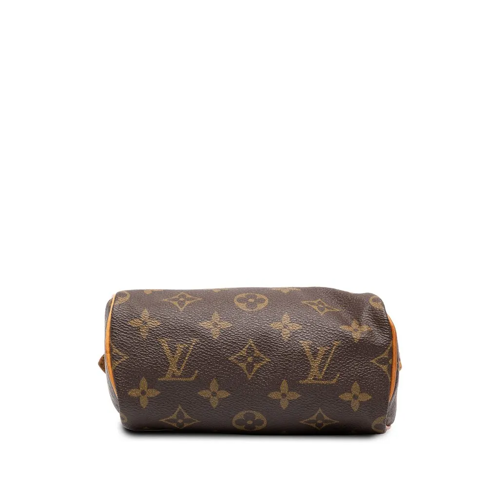 Louis Vuitton Monogram Nano Speedy Brown Canvas Good - Inside View