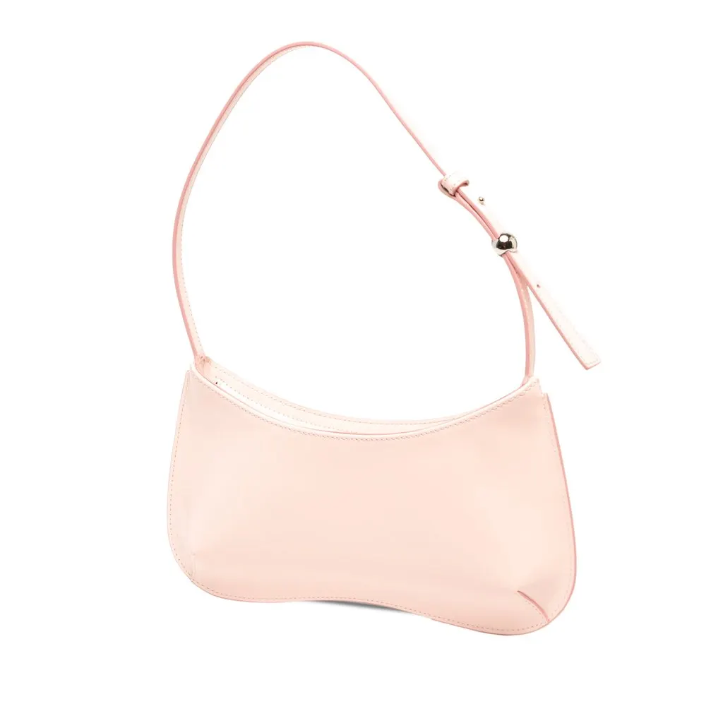 Jacquemus Smooth Calfskin Le Bisou Shoulder Bag Pink Leather Very good - Back View
