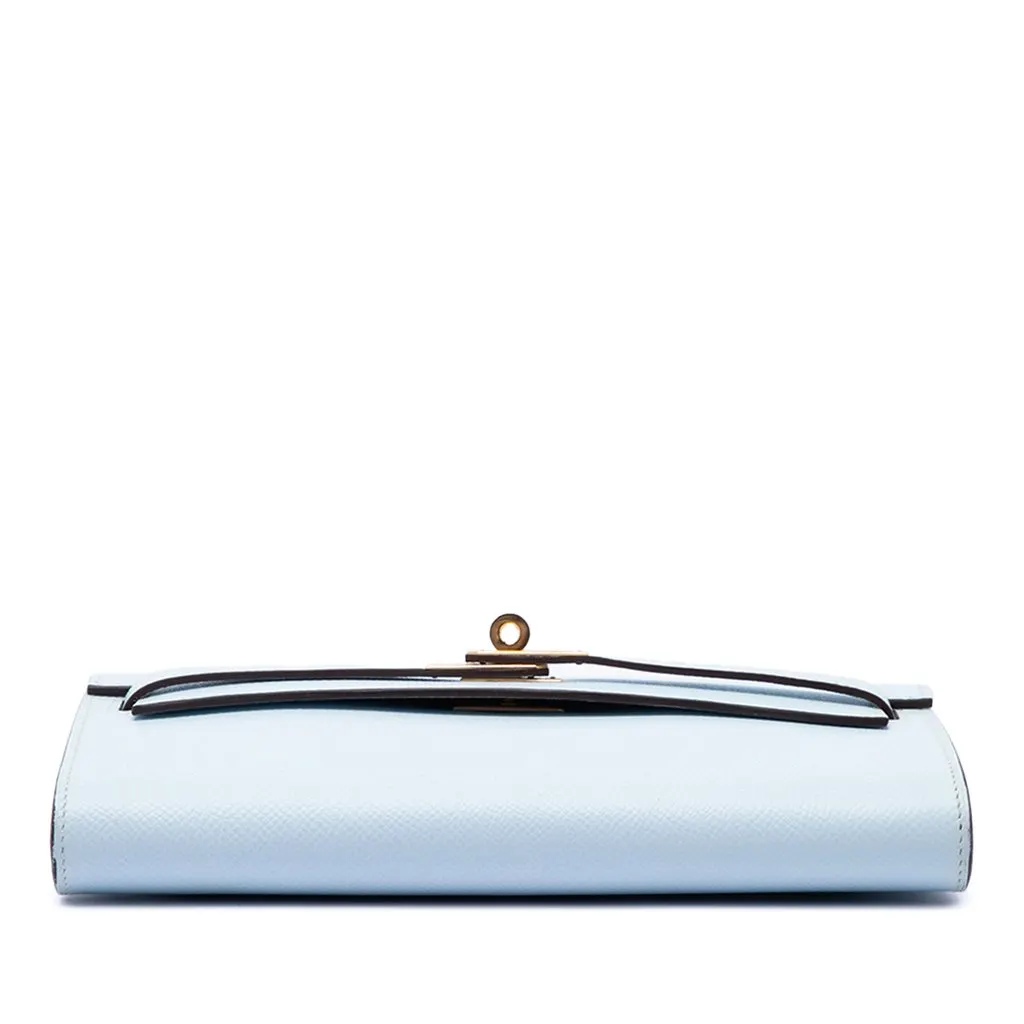 Hermès Epsom Kelly To Go Wallet Blue Leather Very good - Inside View