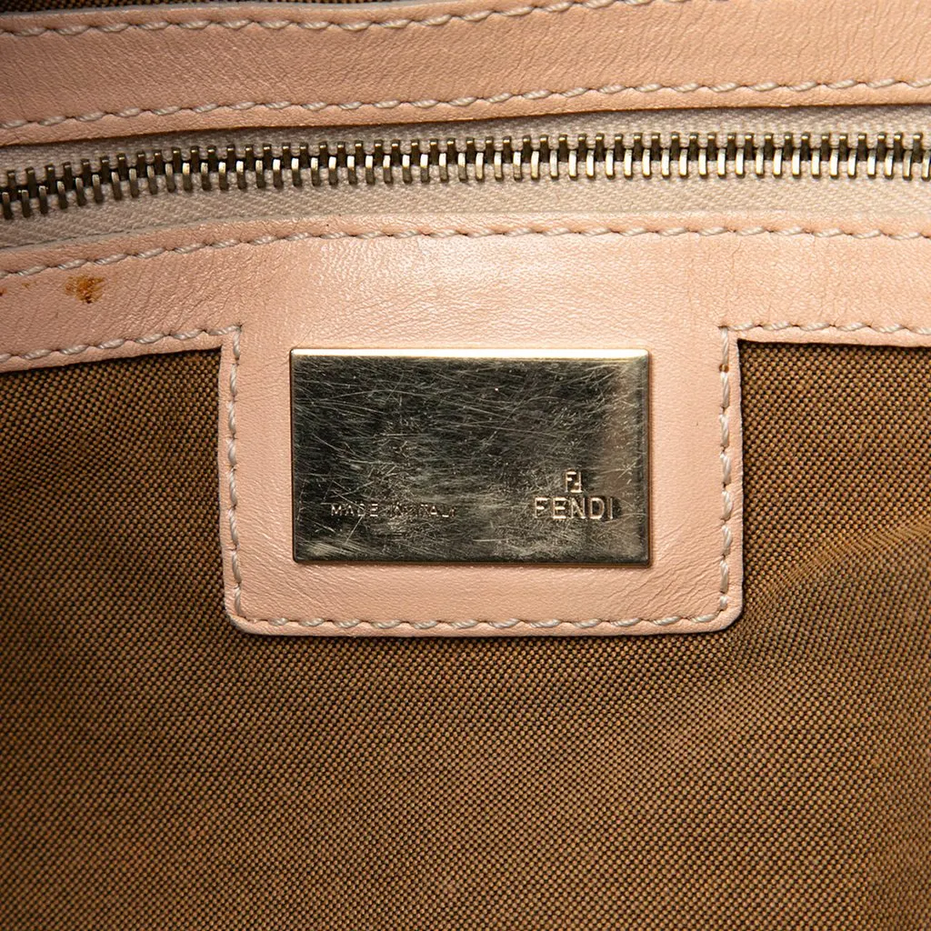 Fendi Zucca Canvas Chef Shoulder Bag Brown Very good - Box View
