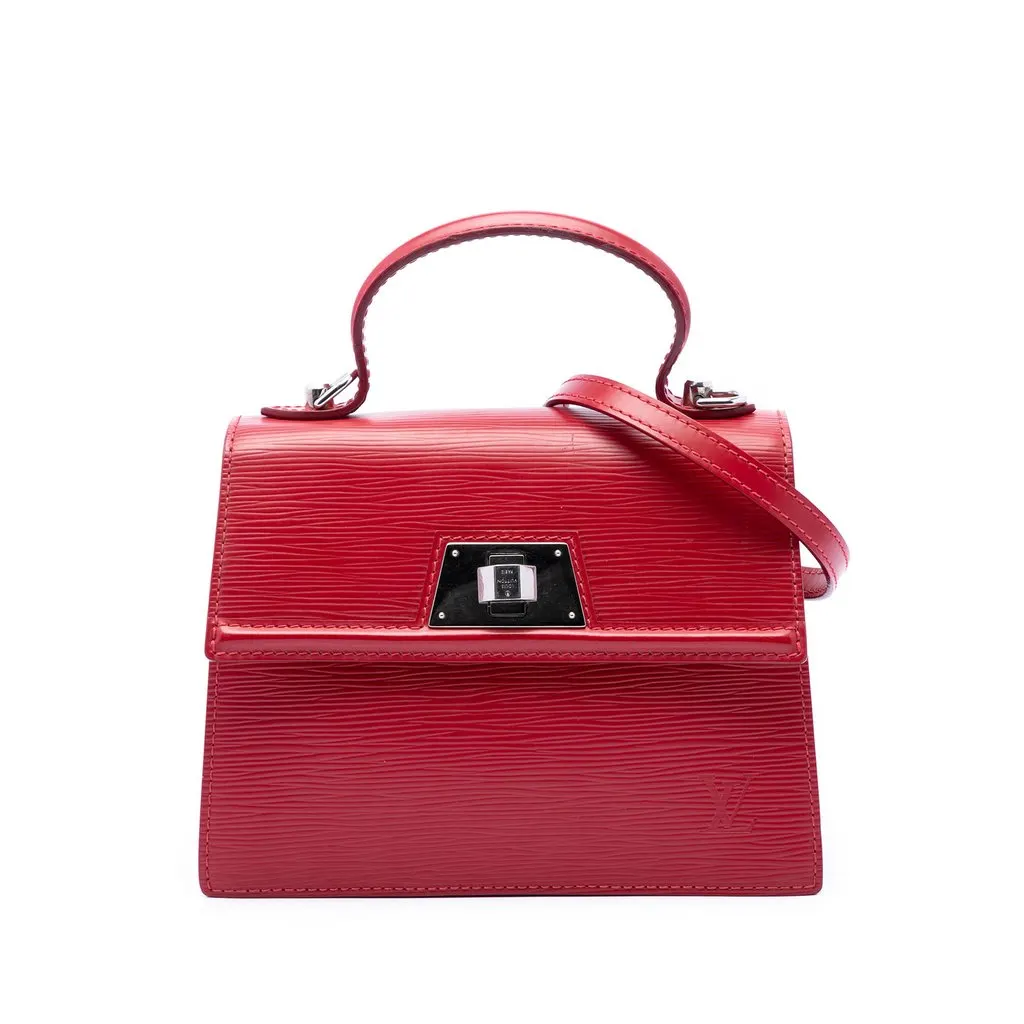 Louis Vuitton Epi Sevigne PM Red Leather Very good - Front View