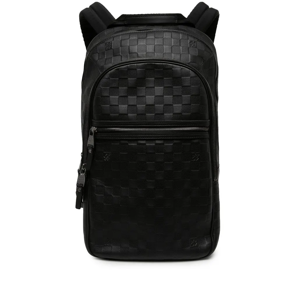 Louis Vuitton Damier Infini Michael Black Leather Never worn - Front View