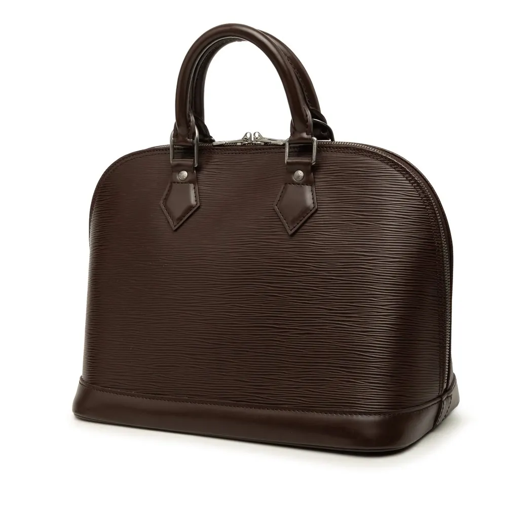 Louis Vuitton Epi Alma PM Brown Leather Good - Back View