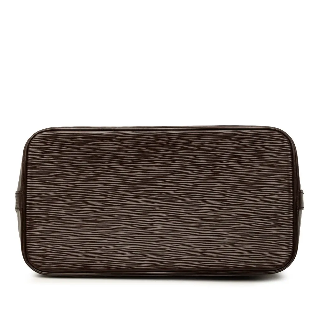 Louis Vuitton Epi Alma PM Brown Leather Good - Inside View