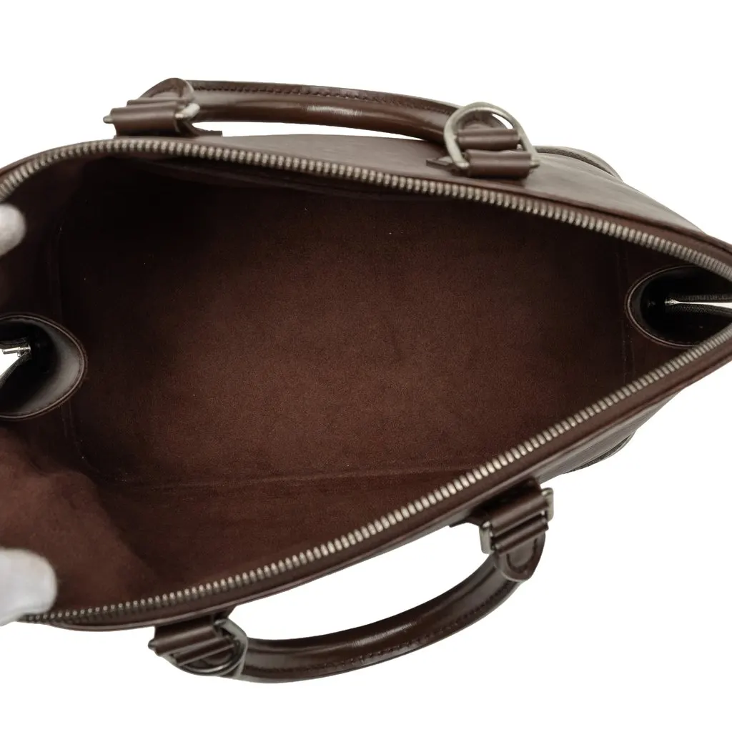 Louis Vuitton Epi Alma PM Brown Leather Good - Model View
