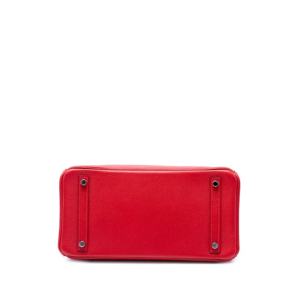 Hermès Epsom Birkin Retourne 30 Red Leather Very good - Inside View