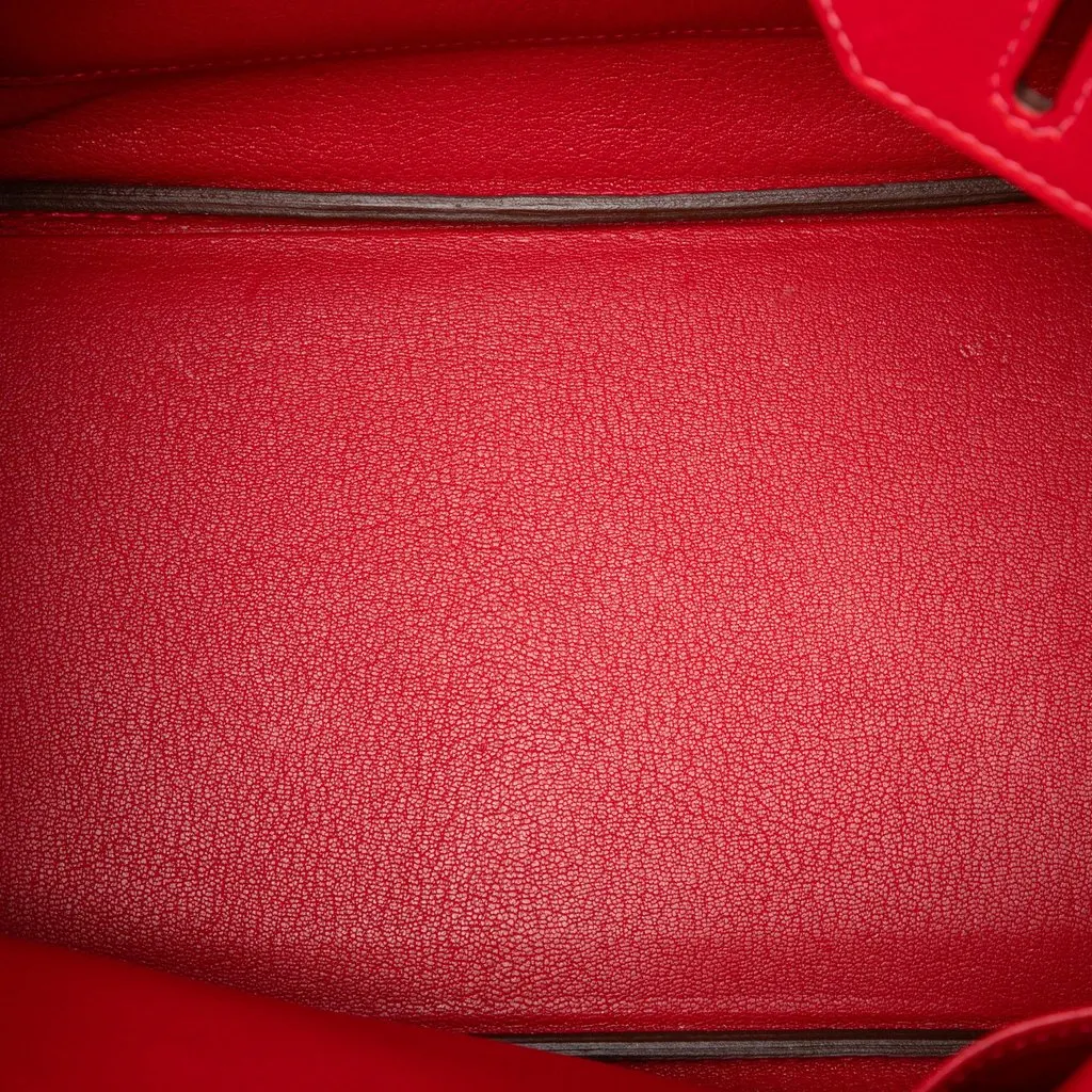 Hermès Epsom Birkin Retourne 30 Red Leather Very good - Model View