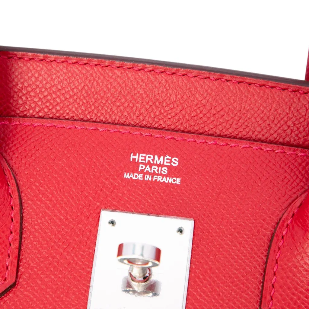 Hermès Epsom Birkin Retourne 30 Red Leather Very good - Box View