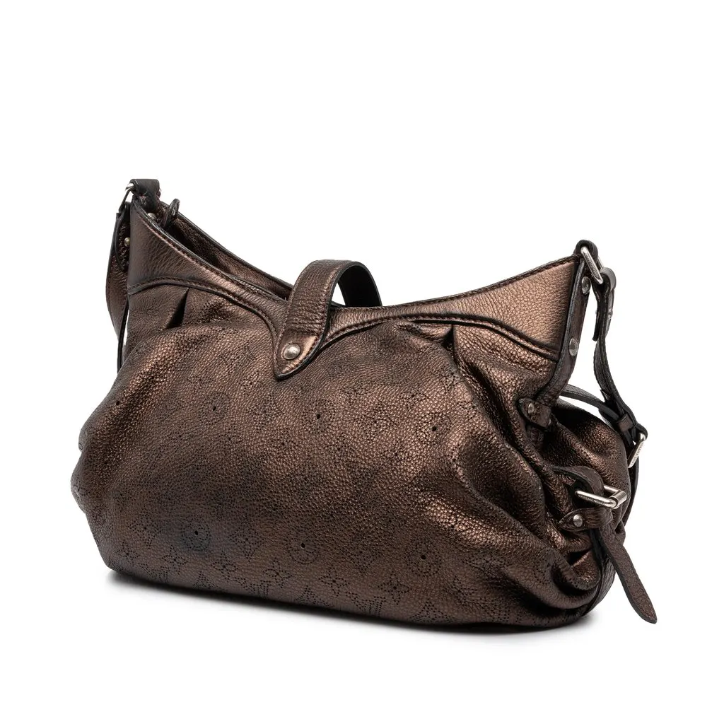 Louis Vuitton Monogram Mahina XS Brown Leather Very good - Back View