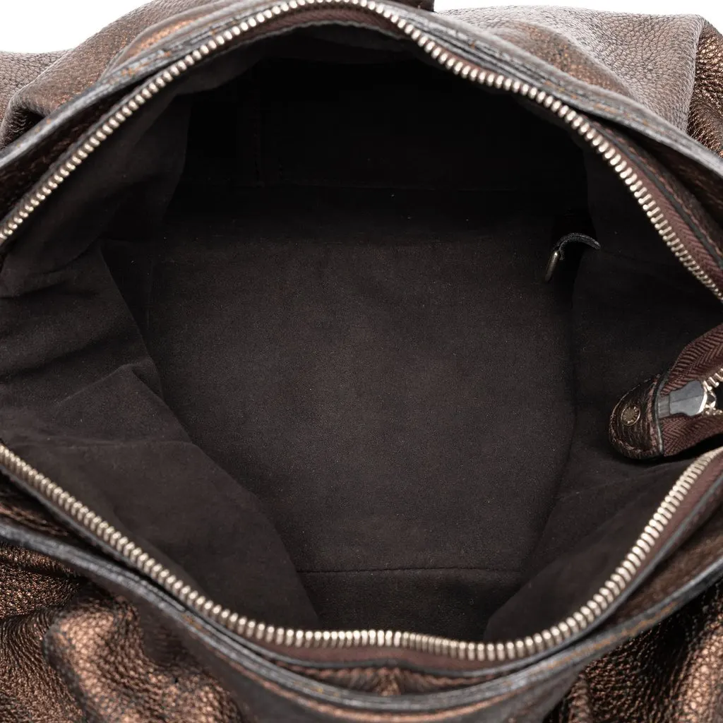 Louis Vuitton Monogram Mahina XS Brown Leather Very good - Model View